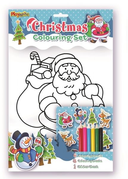 Christmas Colouring Set 