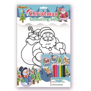 Christmas Colouring Set 