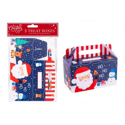 3 Santa & Friends Treat Boxes