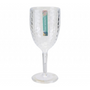 Ps Large Dimpler Effect Wine Glass W/Barcode Label