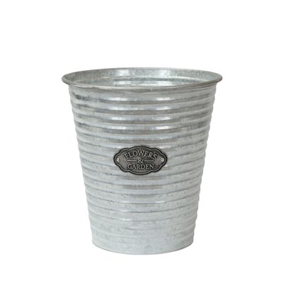 Metal Pot Silver - 33cm