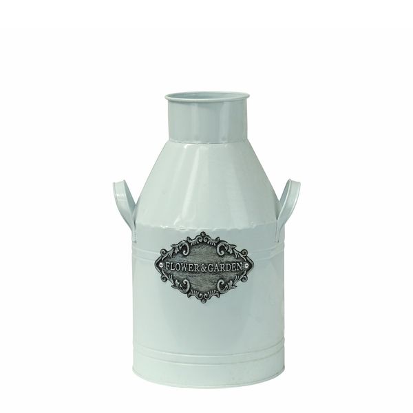 New Milk Churn White - 20cm 