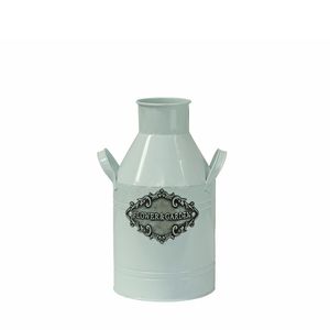 New Milk Churn White - 17cm 