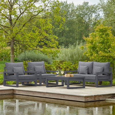 LIFE Outdoor Living - Lava Lagos Corner Set (with side tables)
