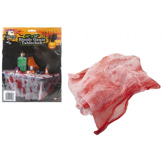 bloody gauze decoration