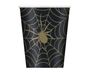 Black and Gold Spider Web Cups (9oz)