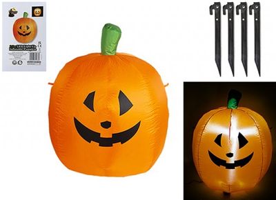 Inflatable pumpkin with lights