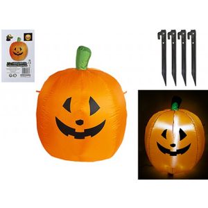 Inflatable pumpkin with lights