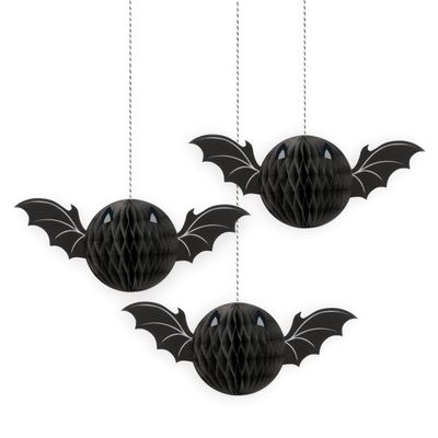Bat Honeycomb Hanging Decorations