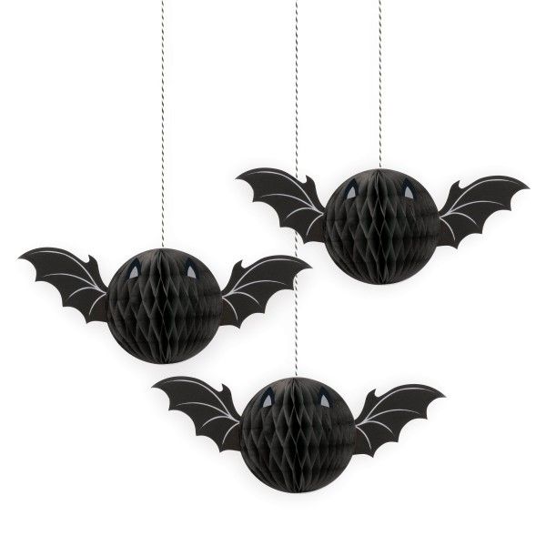 Bat Honeycomb Hanging Decorations