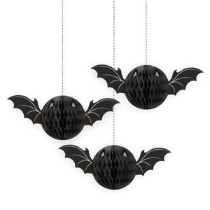Bat Honeycomb Hanging Decorations