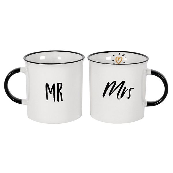 Mr and Mrs Mug Set 