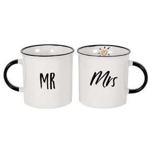 Mr and Mrs Mug Set 
