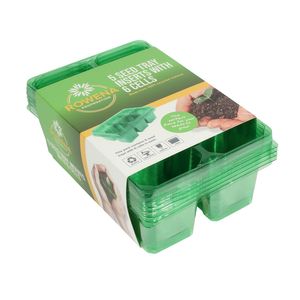 Pack of 5 6 Insert Green PET