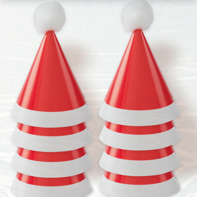 Mini Pom Pom Christmas Hats