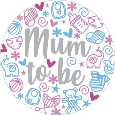Mum To Be Party Badge (15cm) (6)