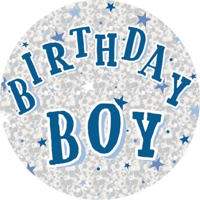 Birthday Boy Party Badge (15cm) (6)