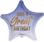 ECO Balloon - Have a Great Birthday Metallic - 18 inch