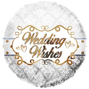 ECO Balloon - Wedding Wishes - 18 inch
