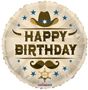 ECO Balloon - Birthday Cowboy - 18 inch