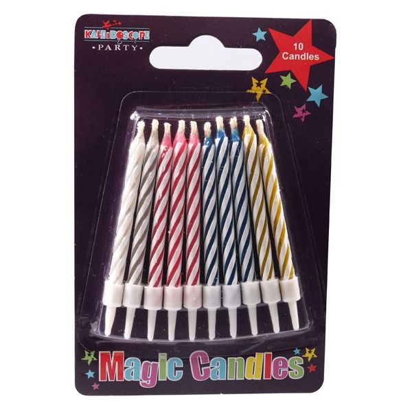 Magic Candles (relighting) 10pcs Pack of 6 (48)