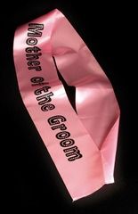 Mother of the Groom Sash