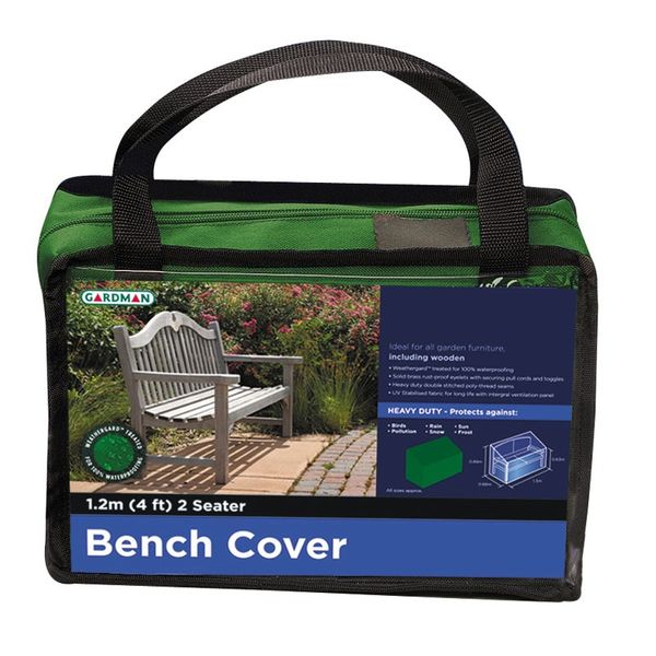 Gardman Bench Cover (2 Seater) Green 34330 Garden Mall