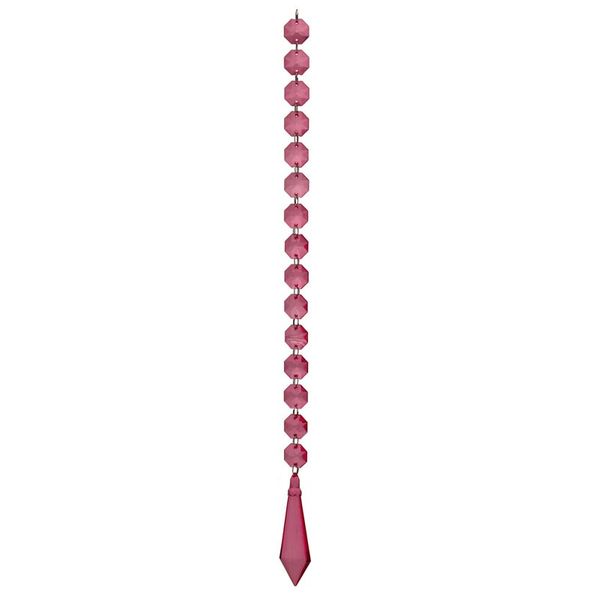 50cm Cerise Prism Garland