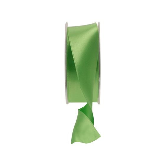 35mm Green Satin Ribbon