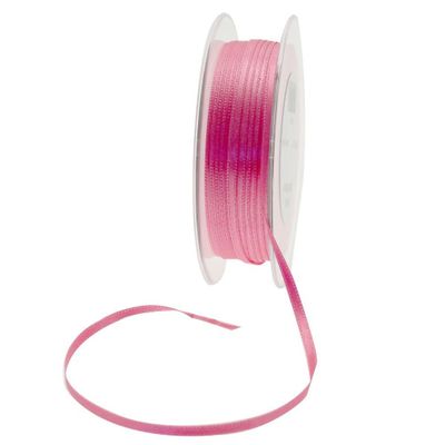 3mm Pink Satin Ribbon