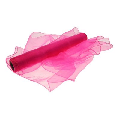 Cyclamen Organza Roll