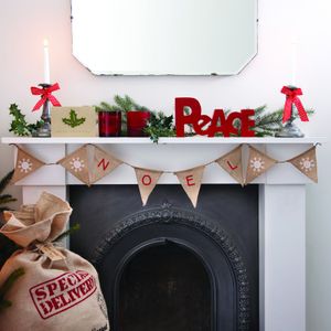 Hessian Noel Bunting