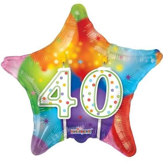 40th Birthday Star Balloon
