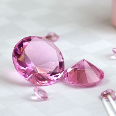 Pink Table Diamonds