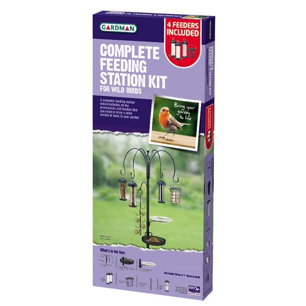 Gardman Complete Bird Feeding Station Kit A01343 Garden Mall