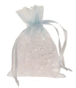 Baby Blue Organza Favour Bag