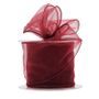 70mm Burgundy Chiffon Ribbon