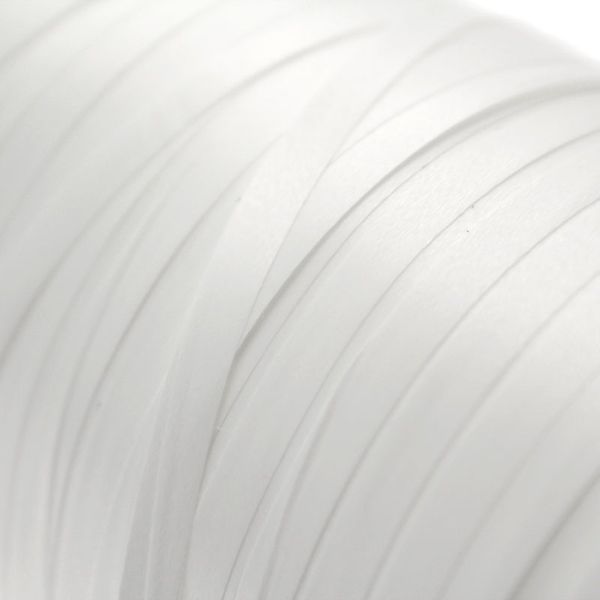 5mm White Curling Ribbon