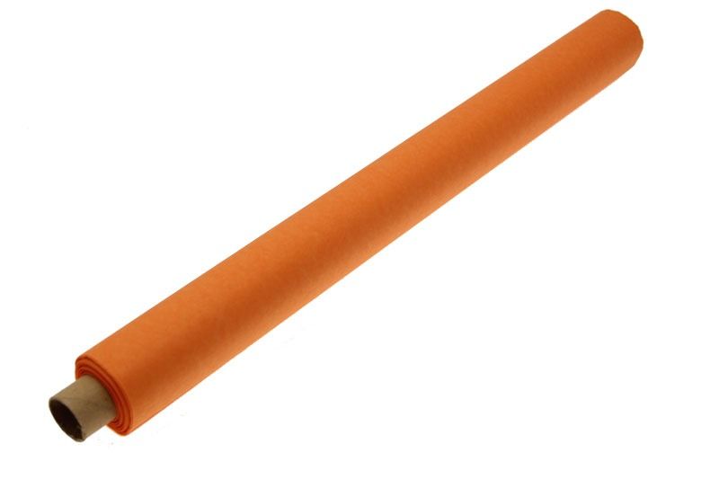 Orange Roll of Tissue Paper