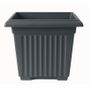 Corinthian Square Planter - Black