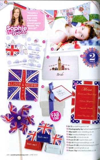 Union Jack Themed Wedding