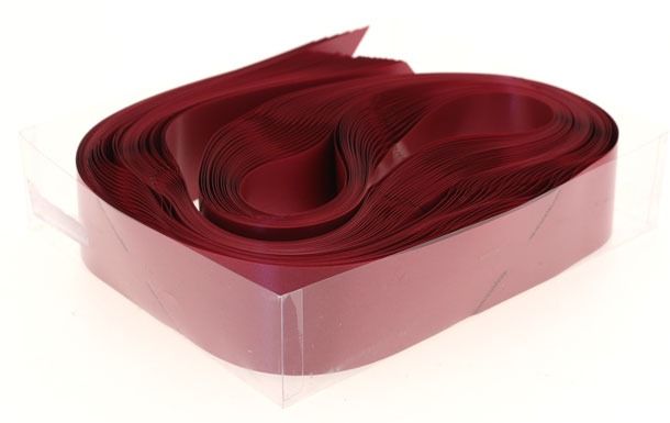 Burgundy Pull Bow in Box