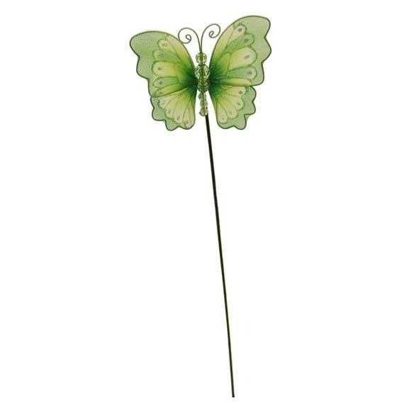 Green Nylon Butterfly Pick