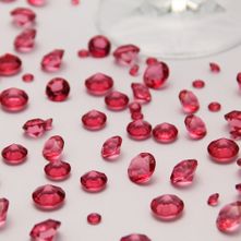 Hot Pink Table Crystals