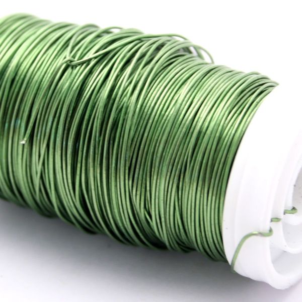 Lime Green Metallic Wire