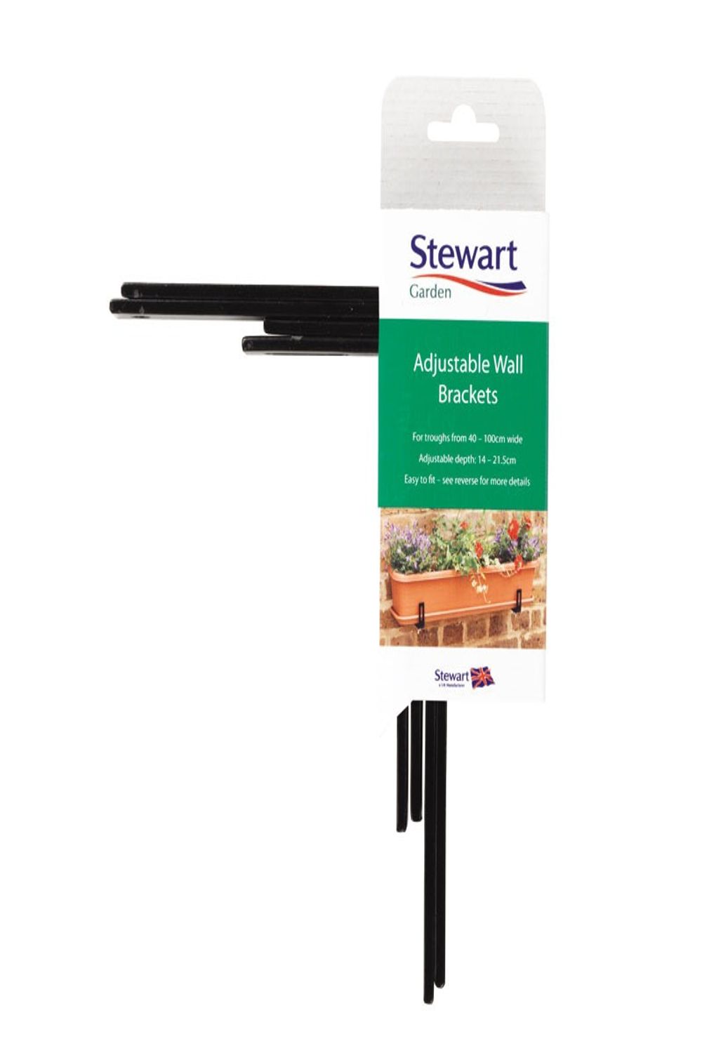 Stewart Adjustable Balcony Brackets For Troughs Garden Mall