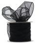 70mm Black Chiffon Ribbon