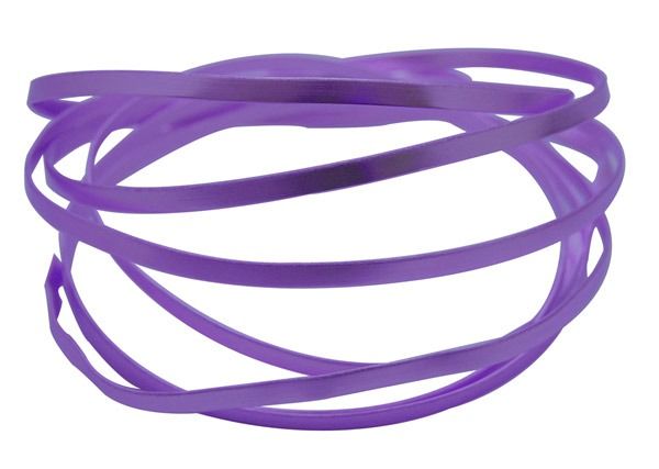 Purple Flat Aluminium Wire