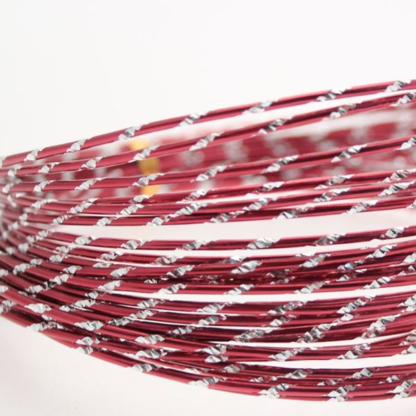 Wine Diamond Cut Wire