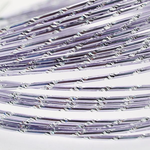 Lilac Diamond Cut Wire